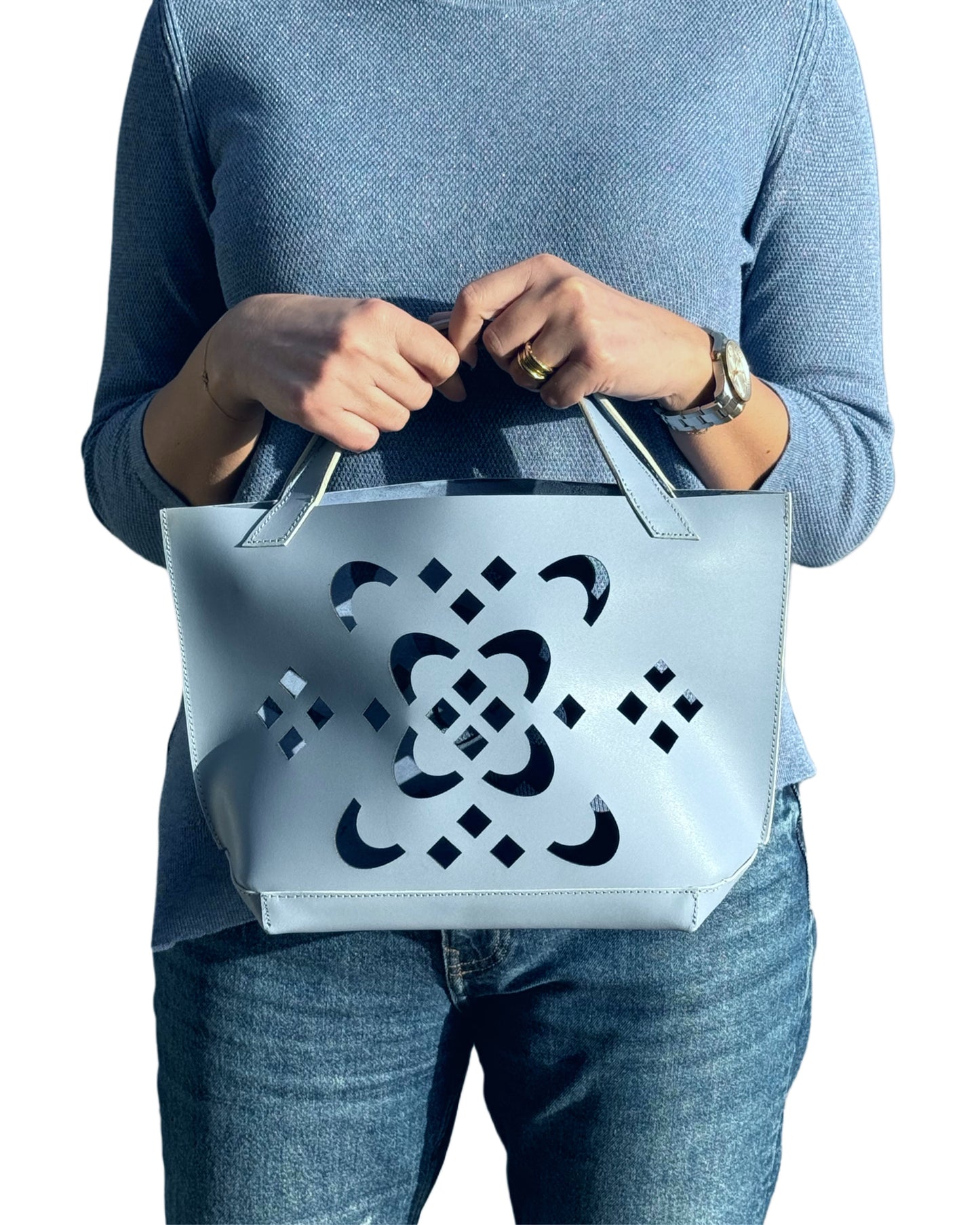FLORA Blue Tote Bag
