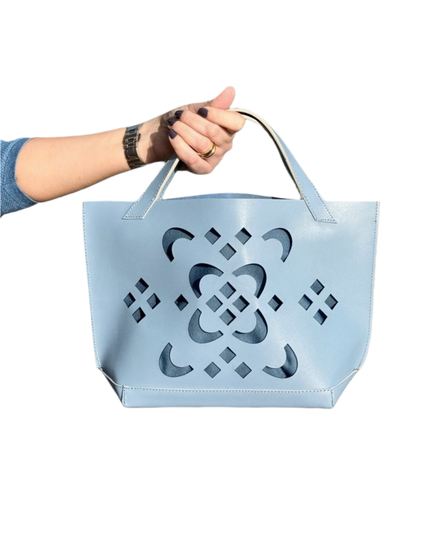 FLORA Blue Tote Bag