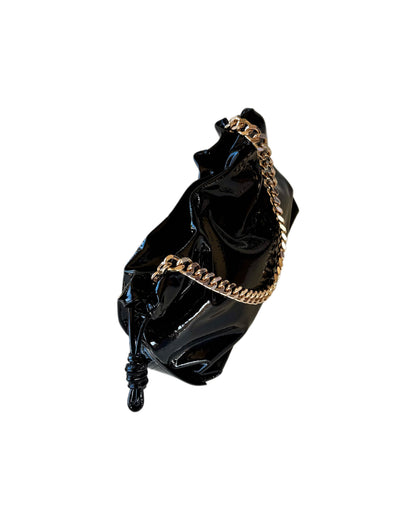 SKAI Black Patent Clutch