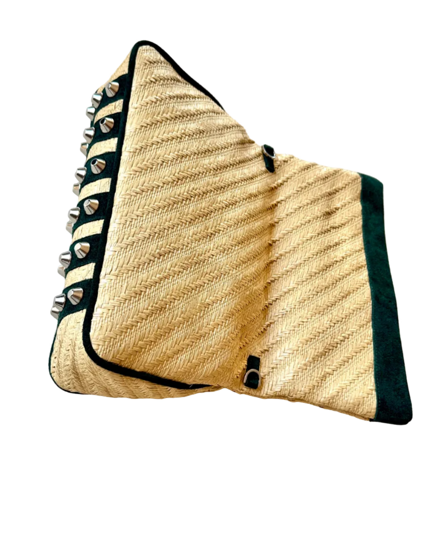 KAI Raffia Clutch