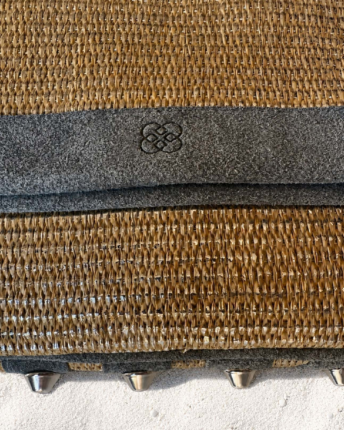 KAI Raffia Clutch