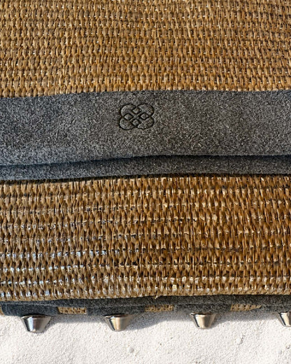 KAI Raffia Clutch
